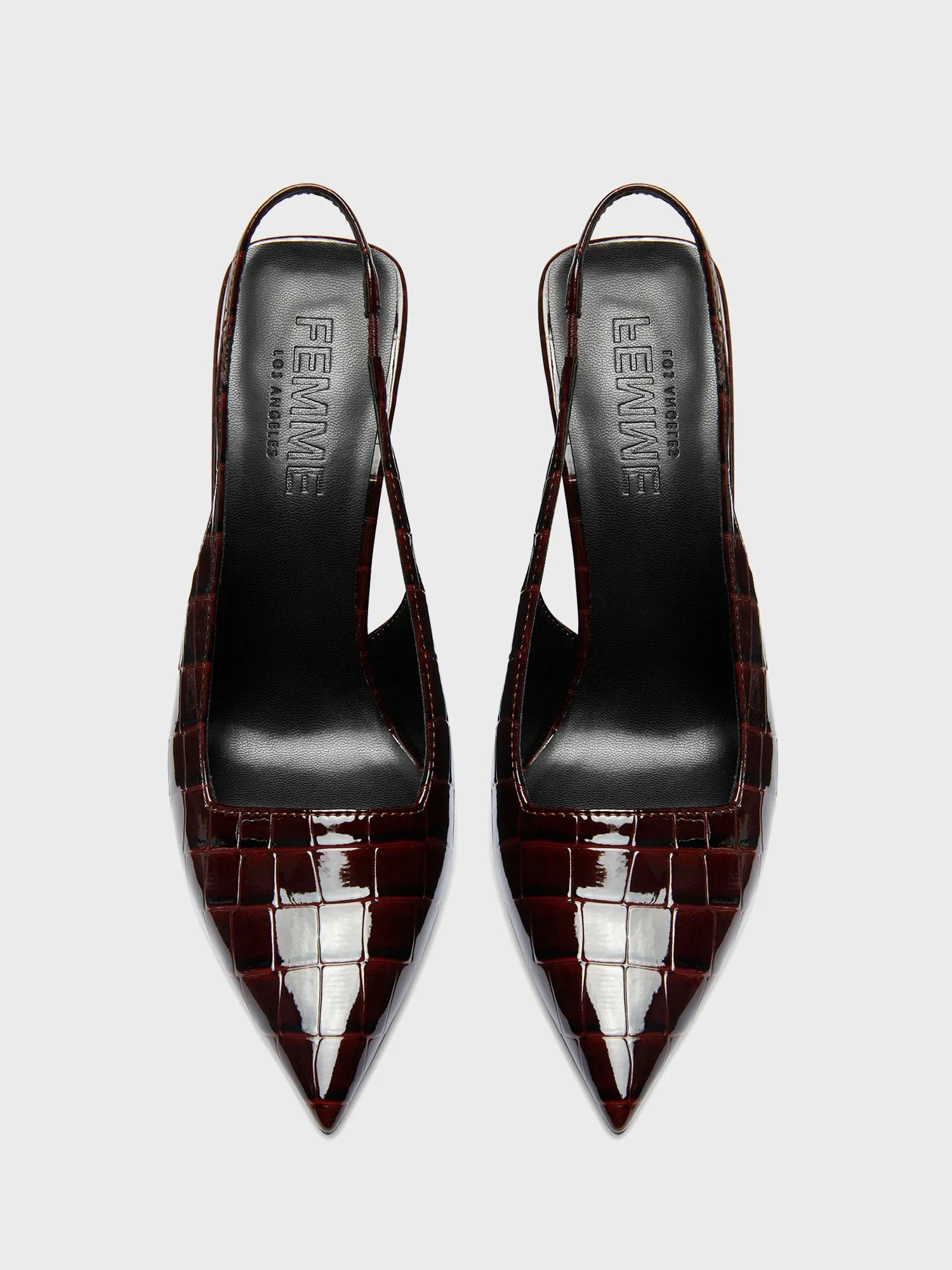 G63 Slingback - Exotic Burgundy