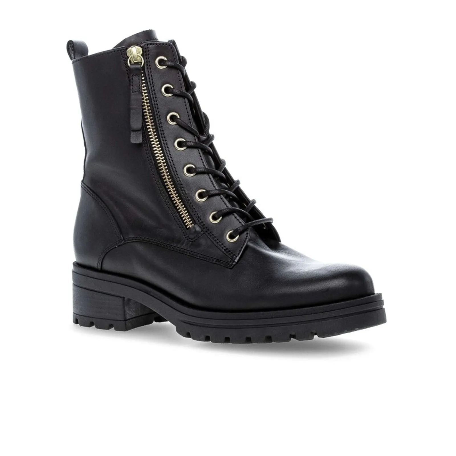 Gabor 52.785.67 Combat Zip Boot (Women) - Schwarz