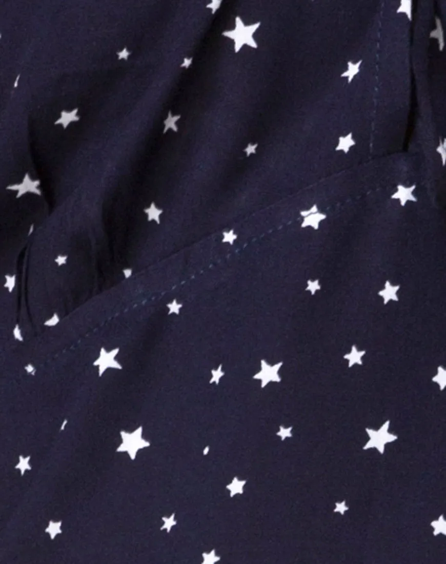 Gaval Mini Dress in Stars Struck Navy