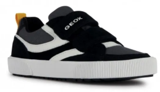 Geox Alphabeet Black Designed Sneakers