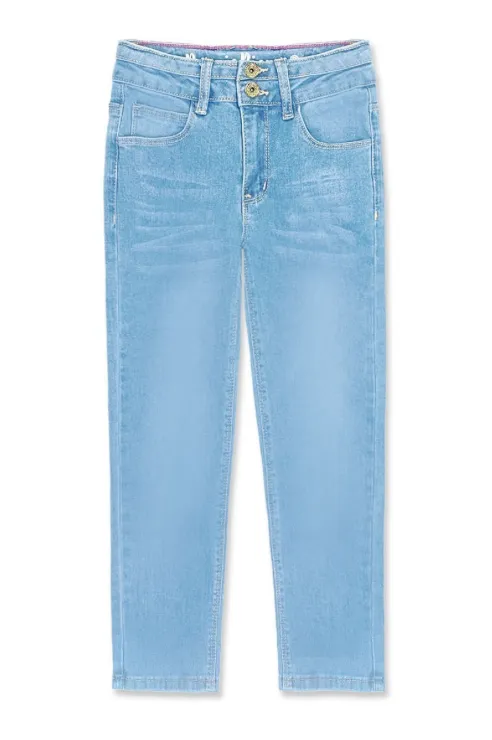 Girls 'Bonnie Bianca' Premium Basic Fit Denim Jeans