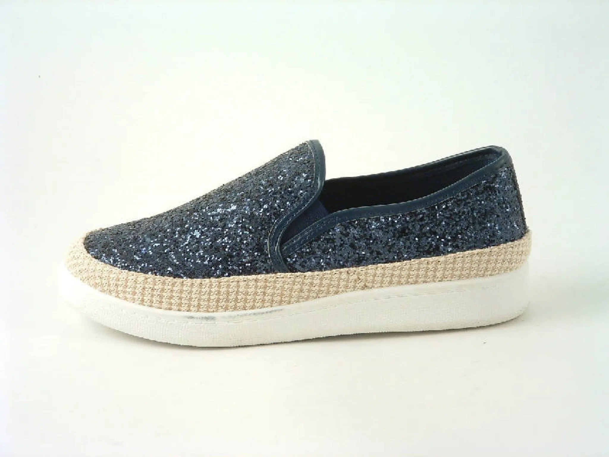 Glitz Shoes Glitter Espadrille Casuals Colours