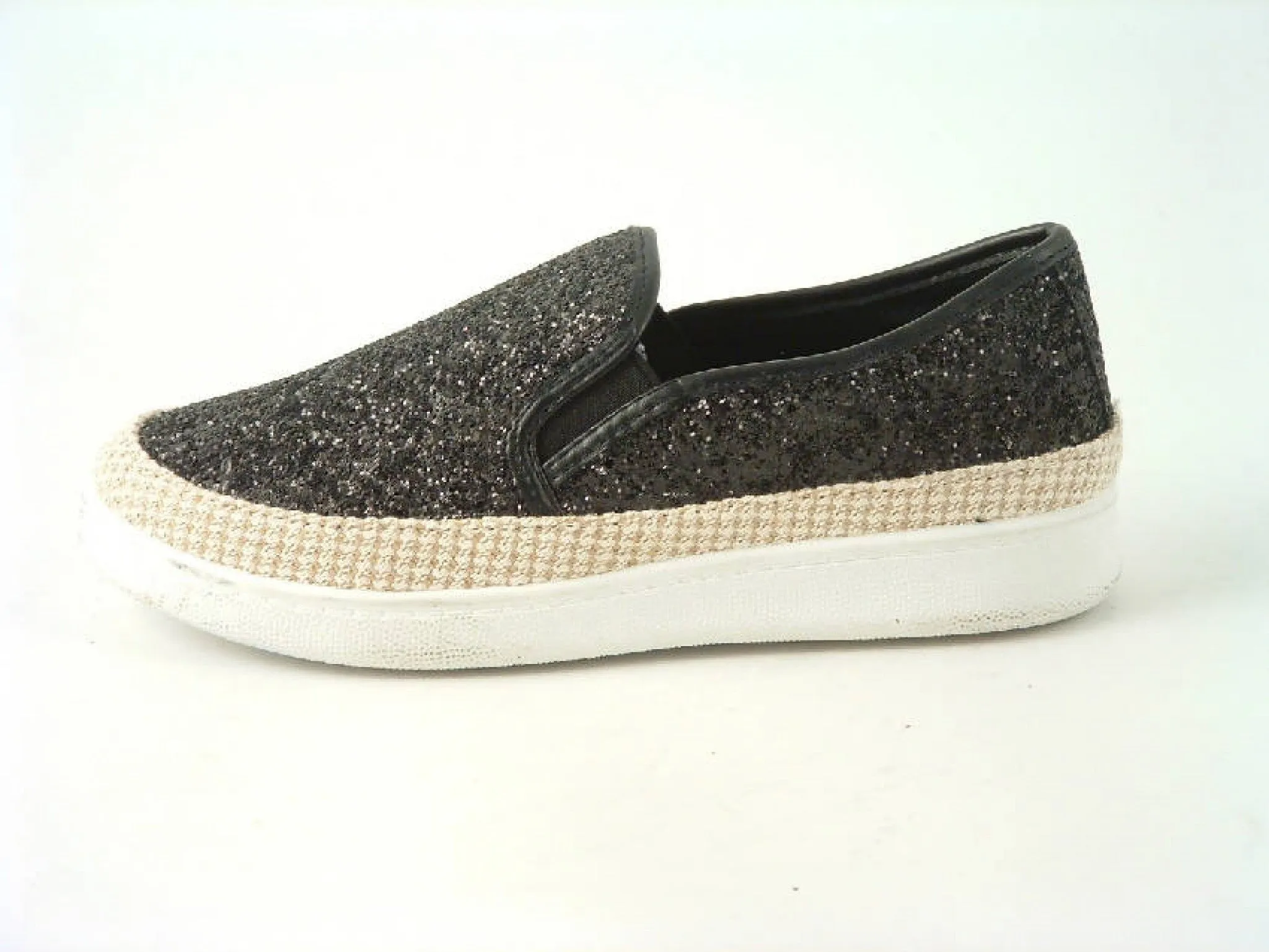 Glitz Shoes Glitter Espadrille Casuals Colours