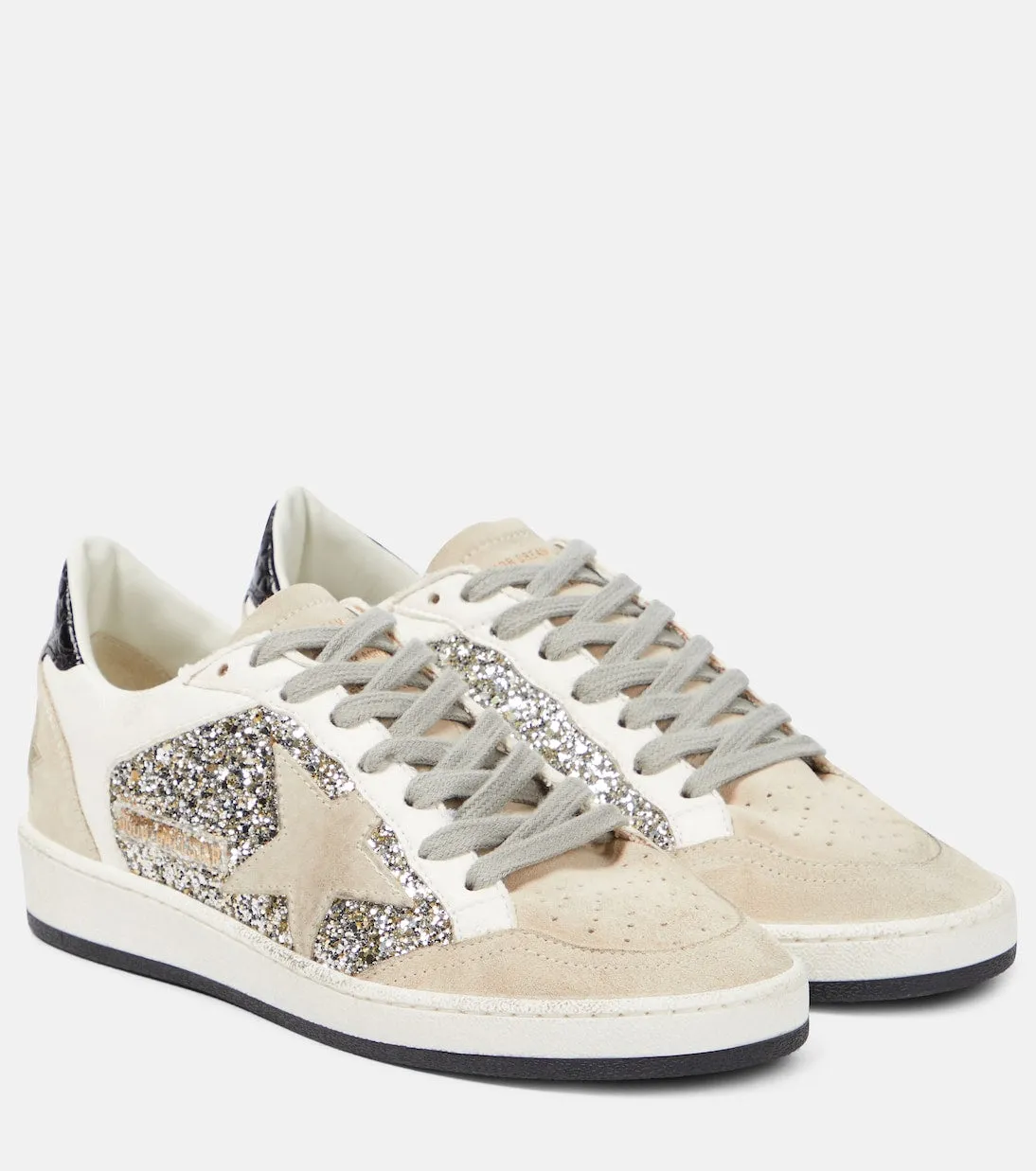 Golden Goose glitter ball star sneakers, multicolor