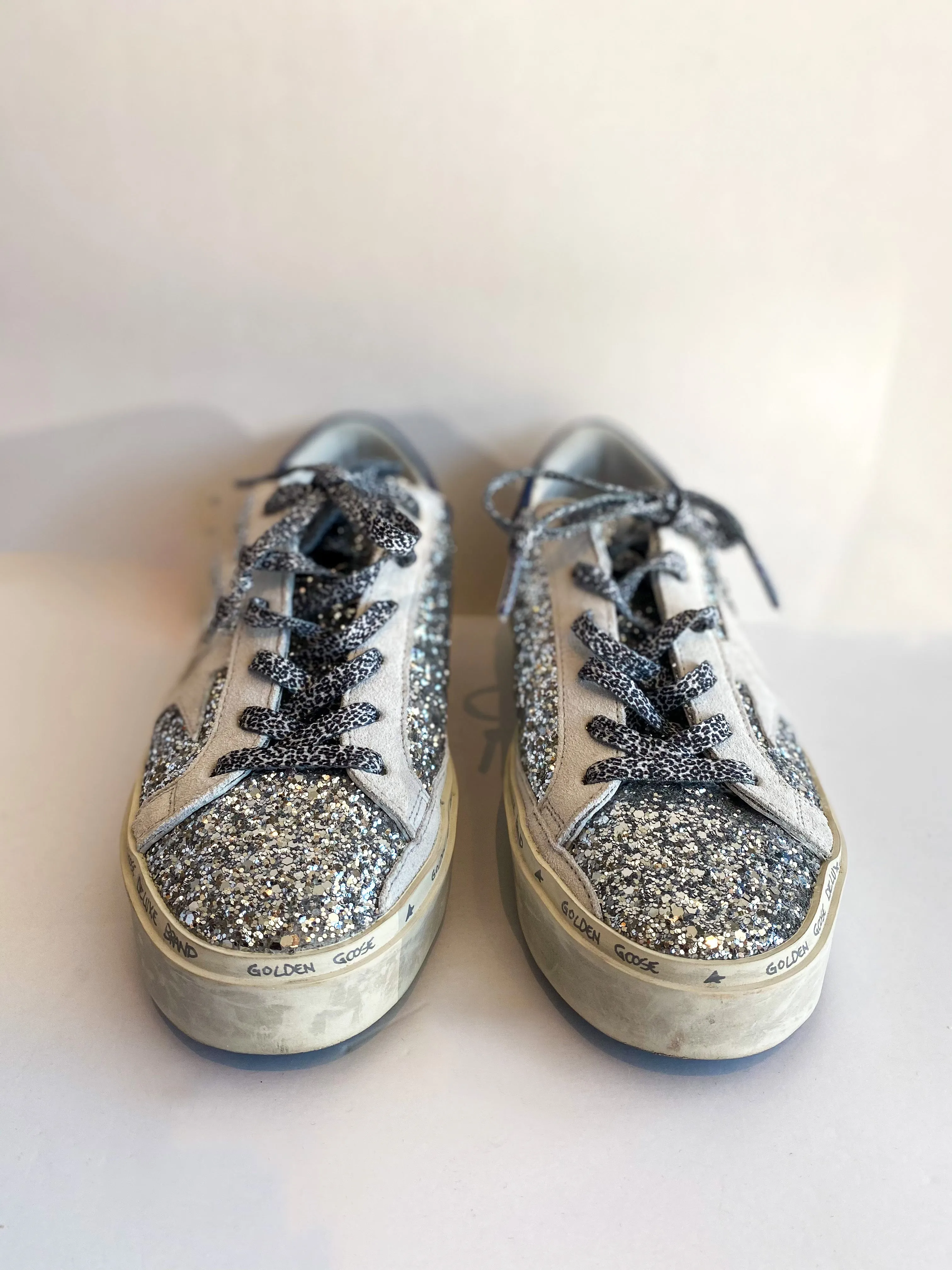 Golden Goose Glitter Hi Star