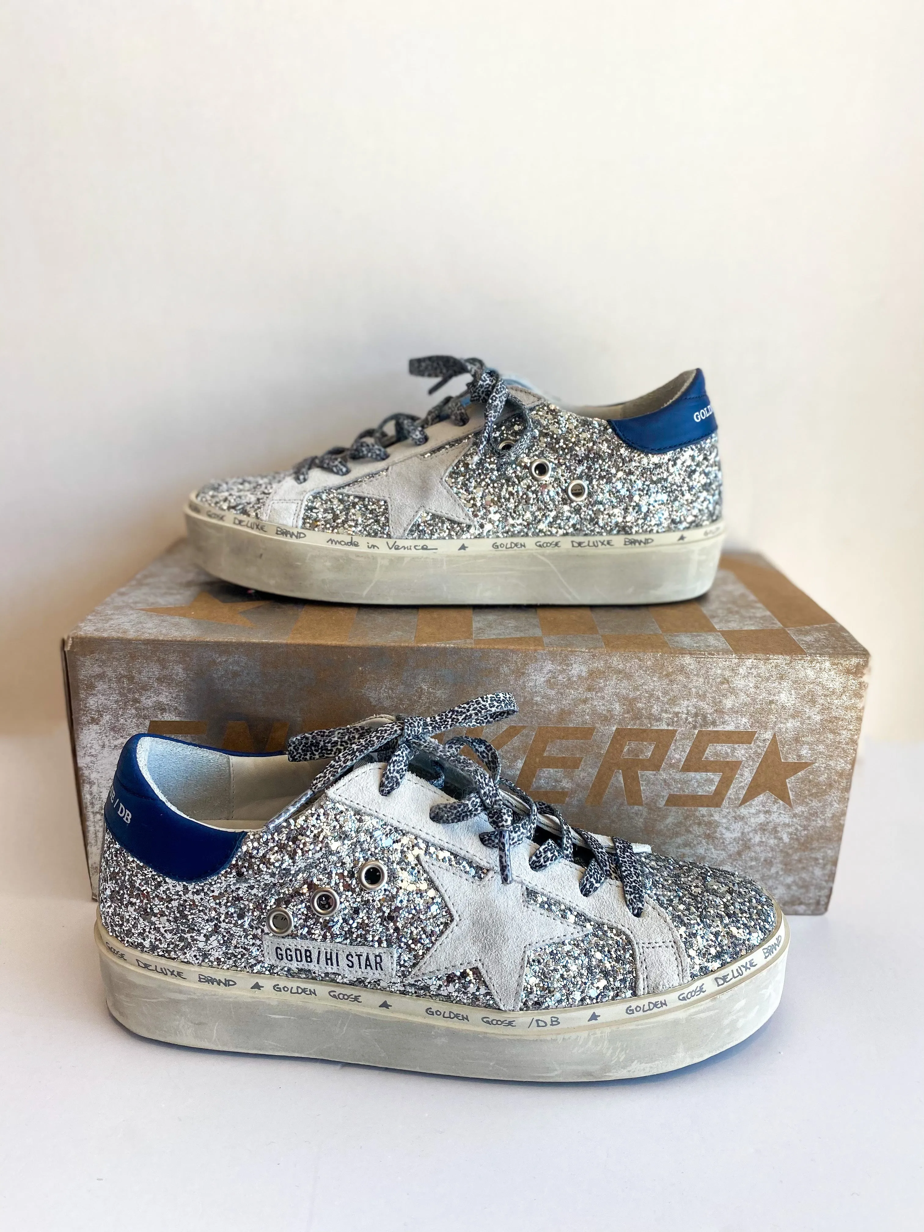 Golden Goose Glitter Hi Star