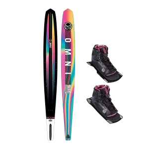 HO Sports Women's Omni Waterski w/ Double Stance 110 Boots Package