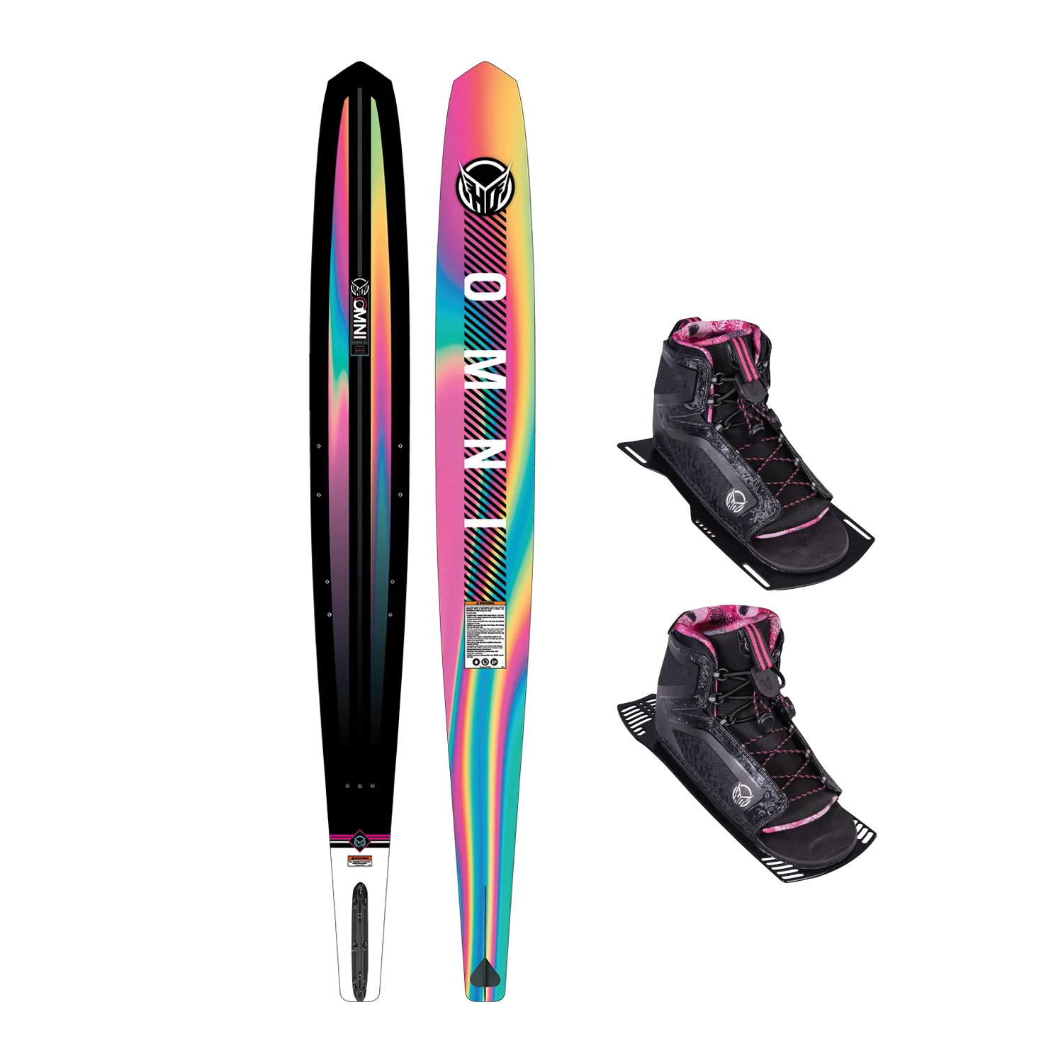 HO Sports Women's Omni Waterski w/ Double Stance 110 Boots Package