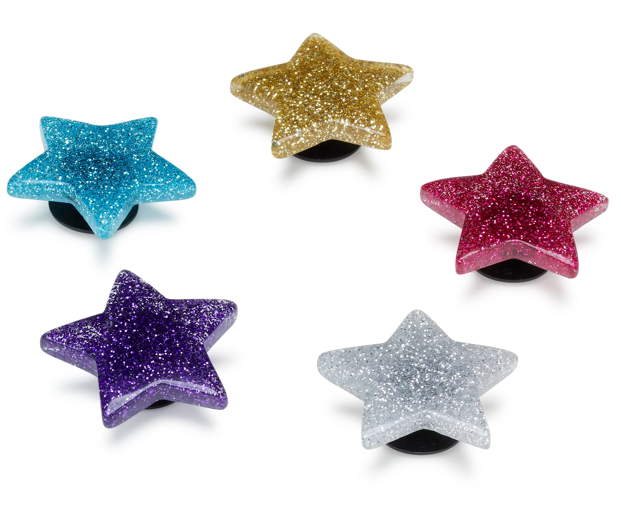 Icon Glitter Stars 5 Pack