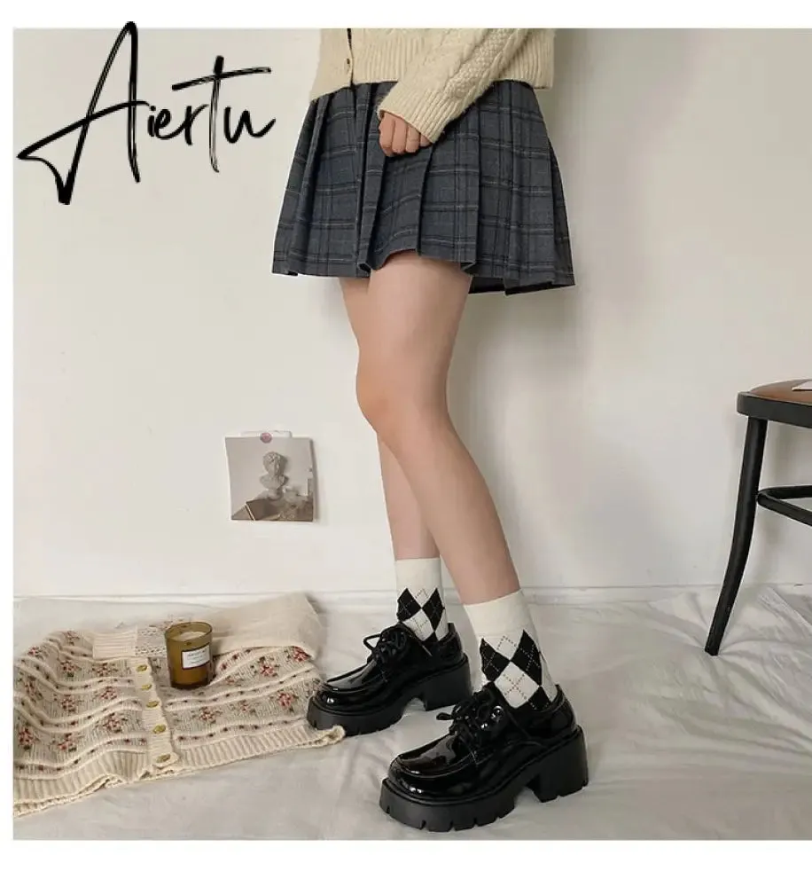 Japanese School Uniform Jk Student Shoes Girls Women Kawaii Lolita Soft Sister Round Toe Platform low Heel shoes Mary Jane Shoes