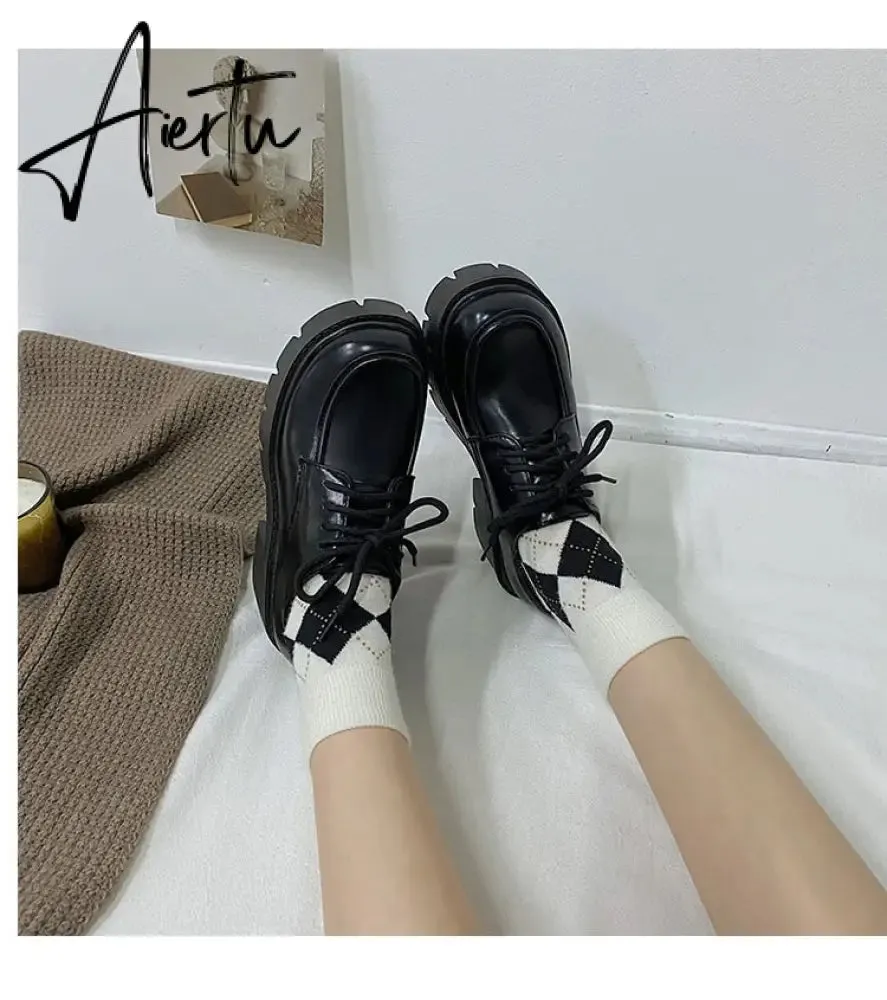 Japanese School Uniform Jk Student Shoes Girls Women Kawaii Lolita Soft Sister Round Toe Platform low Heel shoes Mary Jane Shoes