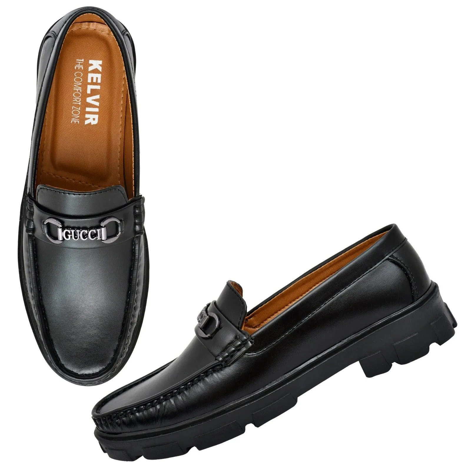 Kelvir Fashionable Party wear Casual Loafer Shoes For Men's.