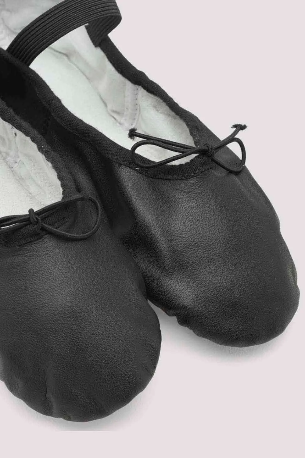 Ladies Dansoft Leather Ballet Shoes