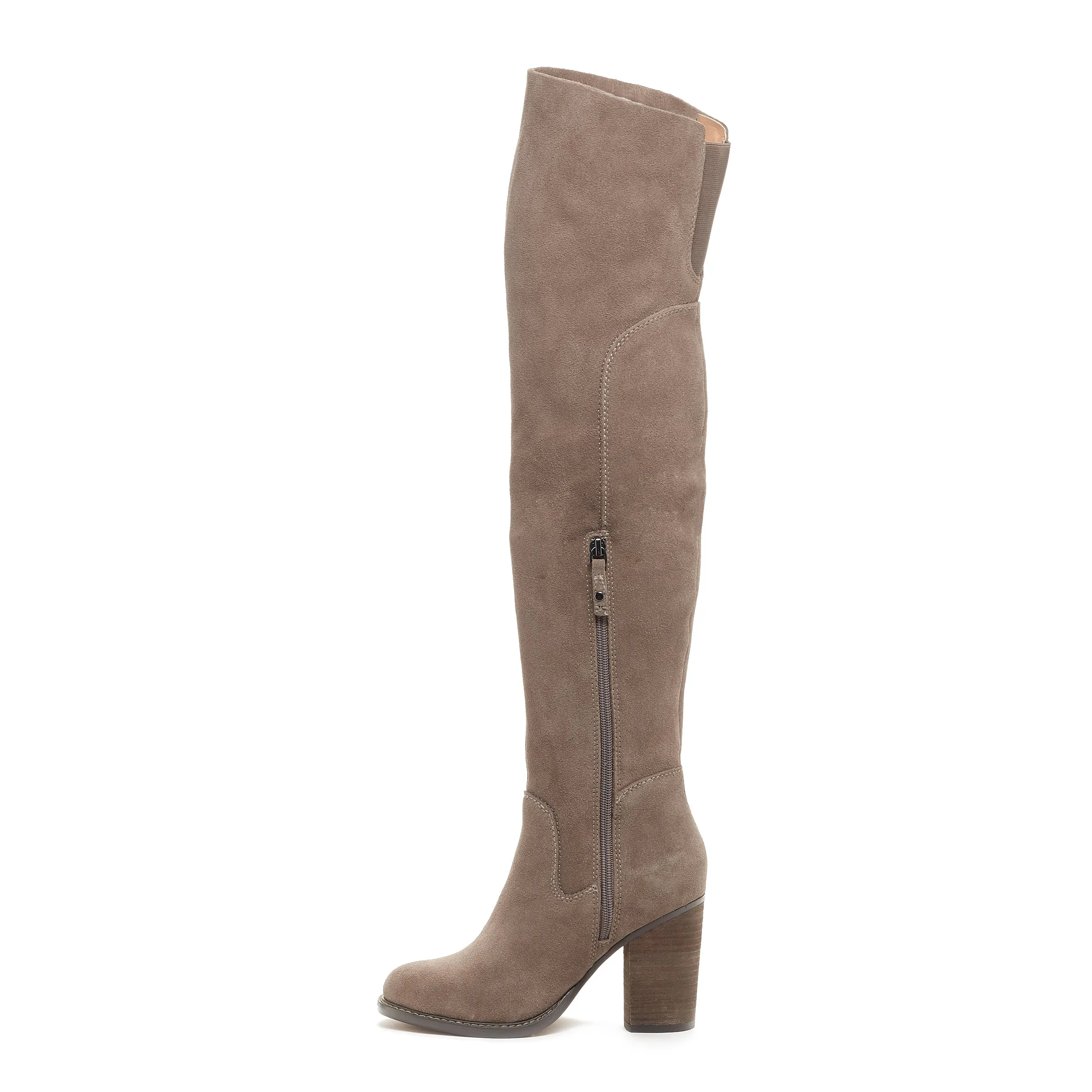 Logan Taupe Over The Knee Boots