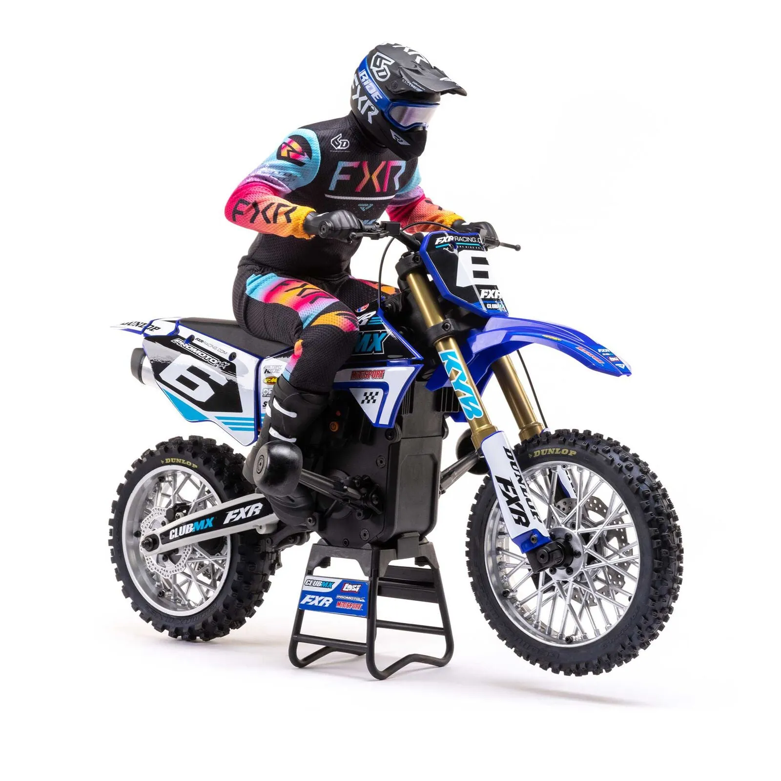 Losi 1/4 Promoto-MX Motorcycle RTR, Club MX Blue