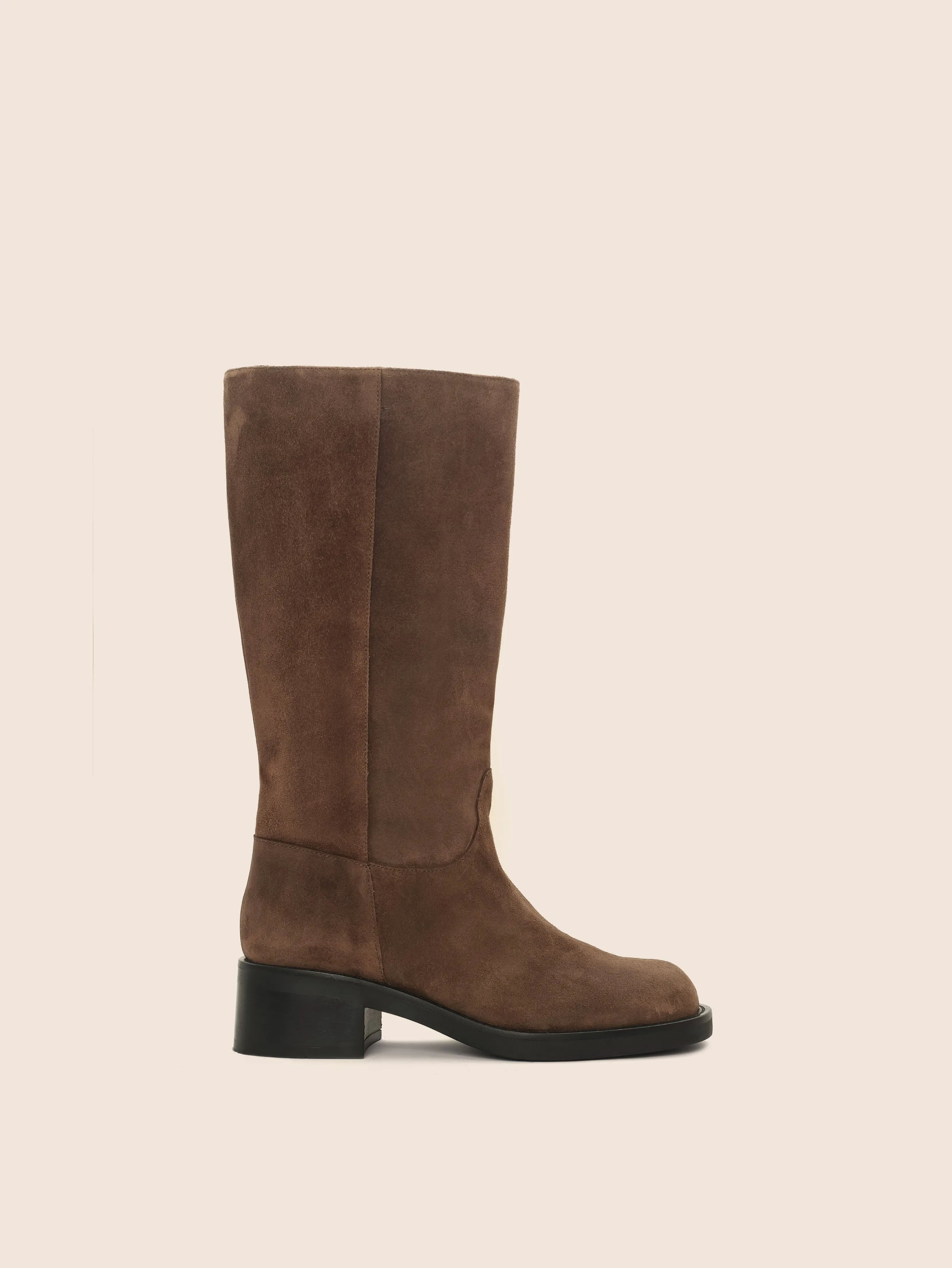 Lucca Brown Suede Boot