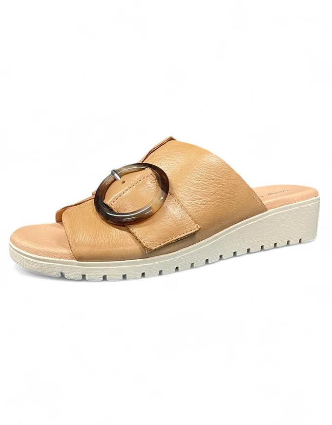 Madelle Sandals Tan Leather