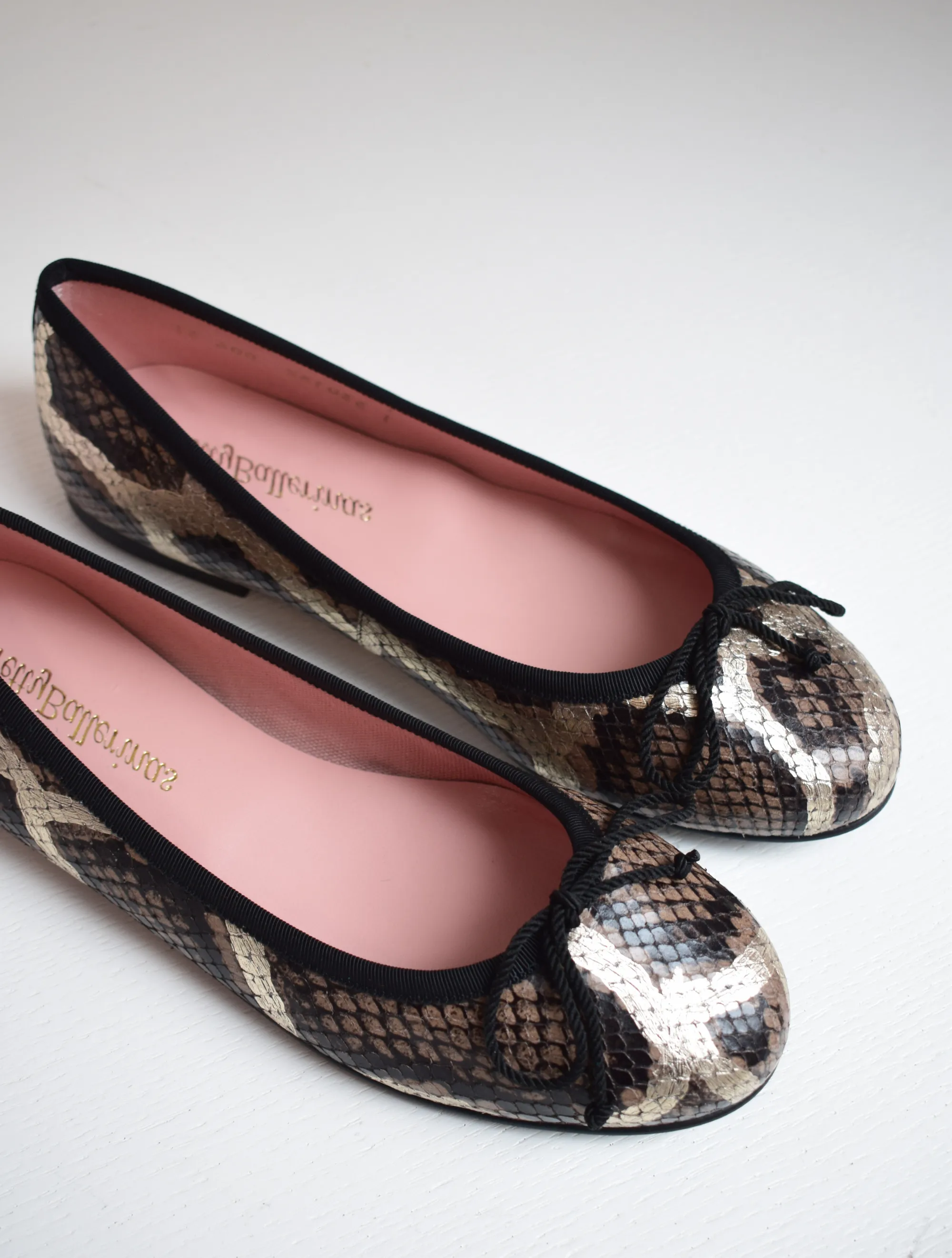 Marilyn Snake Shimmer Black/Taupe