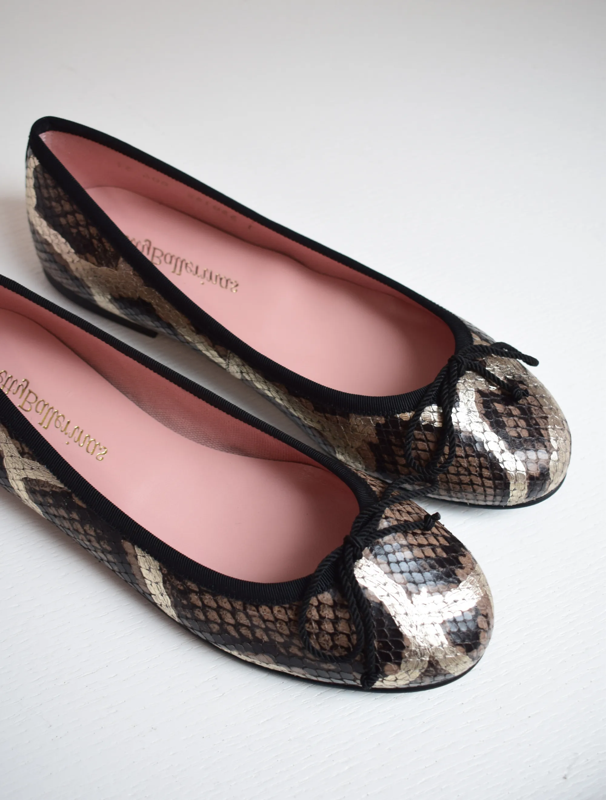 Marilyn Snake Shimmer Black/Taupe