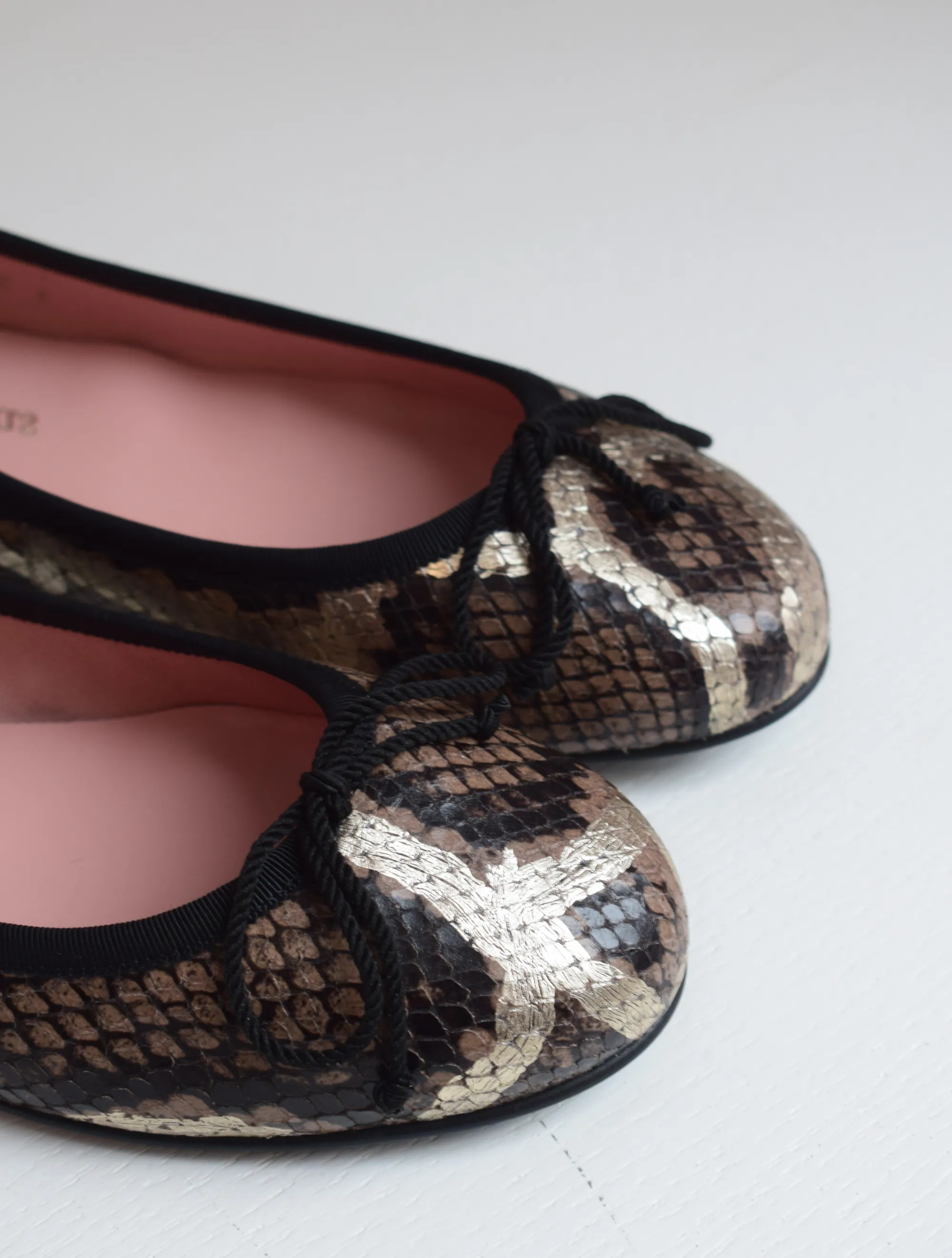 Marilyn Snake Shimmer Black/Taupe