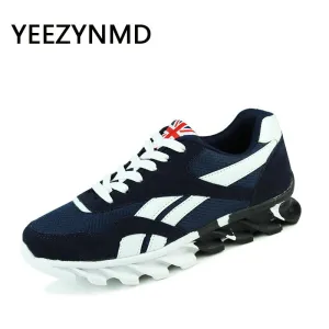 Men Casual Shoes Lace-up Red Blue Spring Autumn Mens comfortable Breathable Footwear