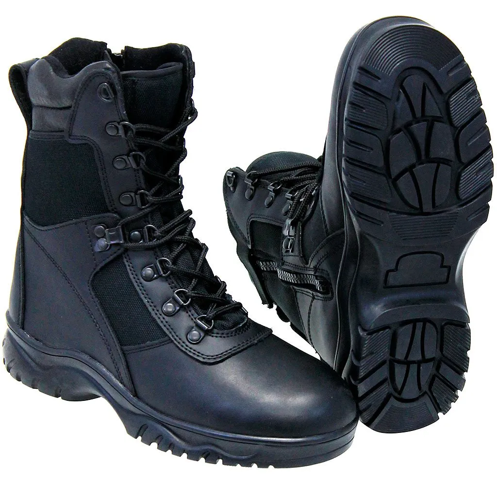 Men's 8 in Tactical Boots with Zipper #BM5053ZLK ()