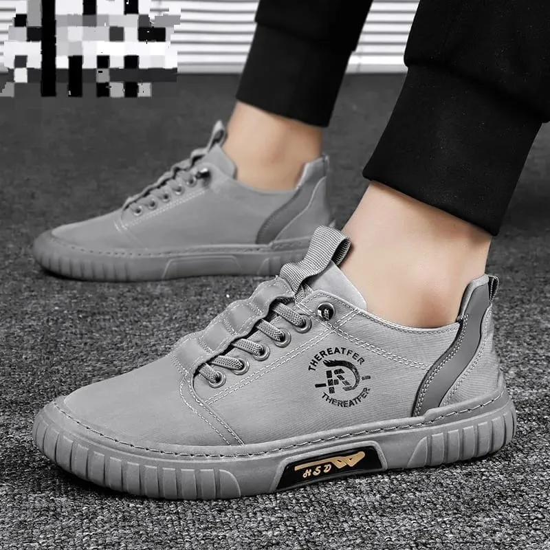 Men's Lace Up Casual Breathable Round Head Fashion Sneaker CLR-11