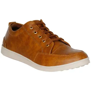 Men's Tan Brown Fashionable Synthetic Trainers