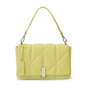 Miraggio Genevieve Quilted Crossbody Bag for Women with Detachable Sling Strap & Top Handle (Lemon Yellow)