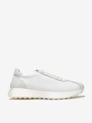 MM6 Maison Margiela Girls Leather Lace Up Trainers