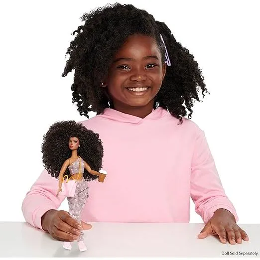 Naturalistas Fashion Pack Coffee Casual 7-Piece Outfit and Accessories Set for 11.5-Inch Tall Naturalistas Dolls, Designed and Developed by Purpose Toys