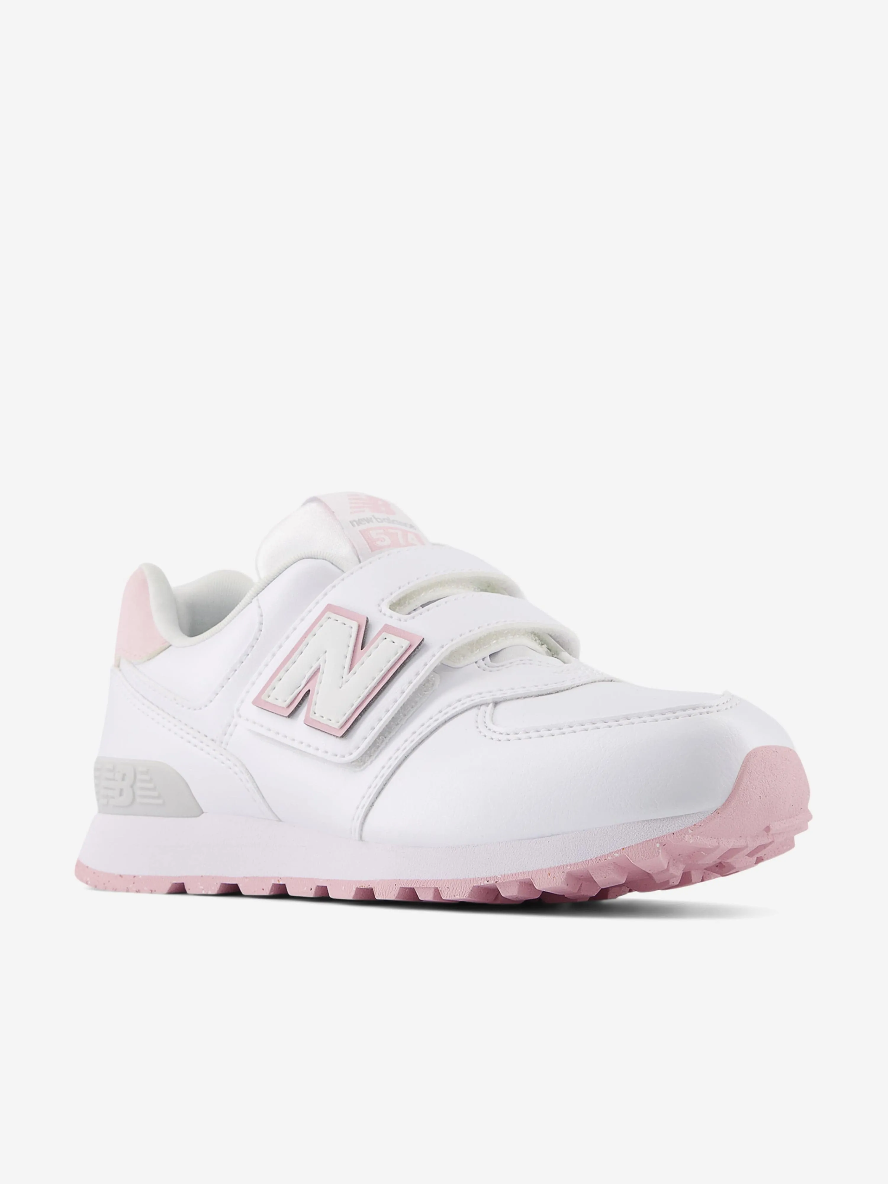 New Balance Girls 574 Trainers in White