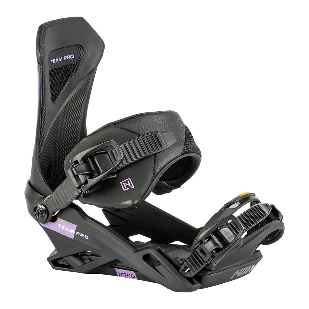 Nitro 2024 Team Pro Bindings - Purple/Black/Gold - Medium