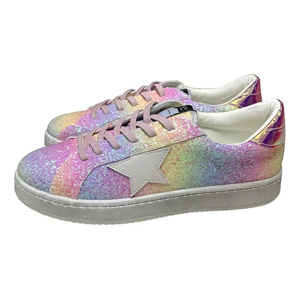 Ombre Glitter Star Sneaker