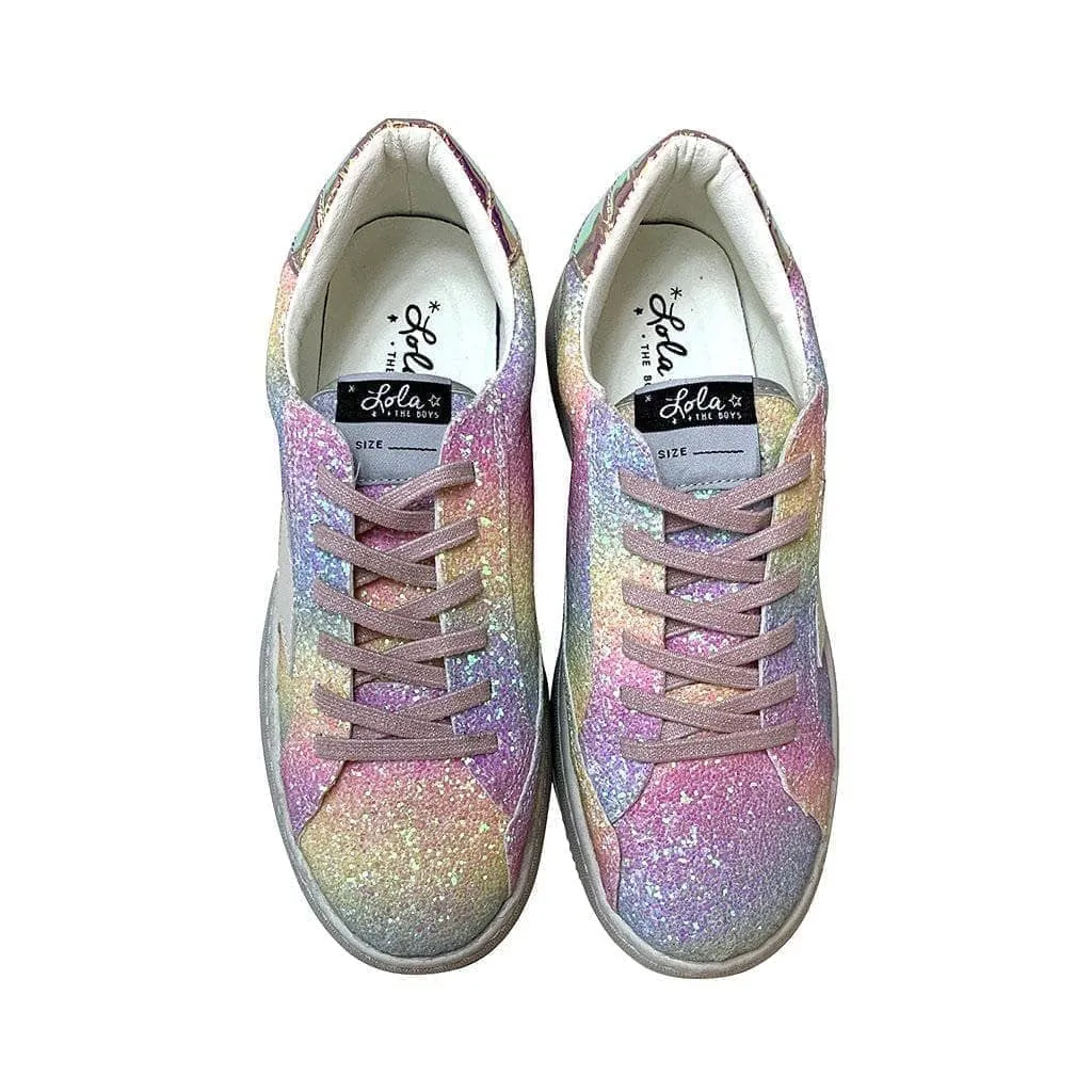 Ombre Glitter Star Sneaker