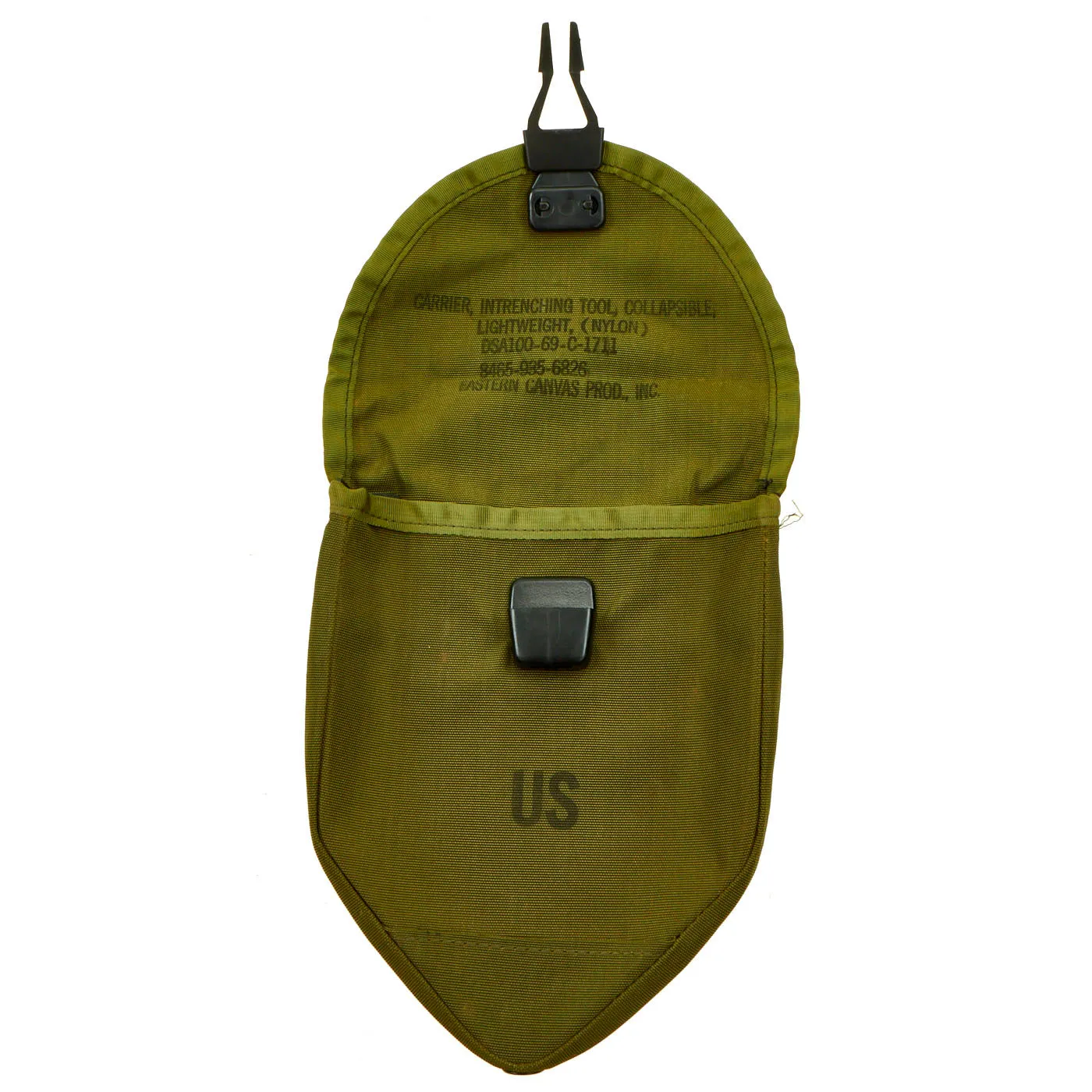 Original U.S. Vietnam War Unissued M1967 Tri-Fold Intrenching Tool Carrier - As Used With M1967 Modernized Load-Carrying Equipment