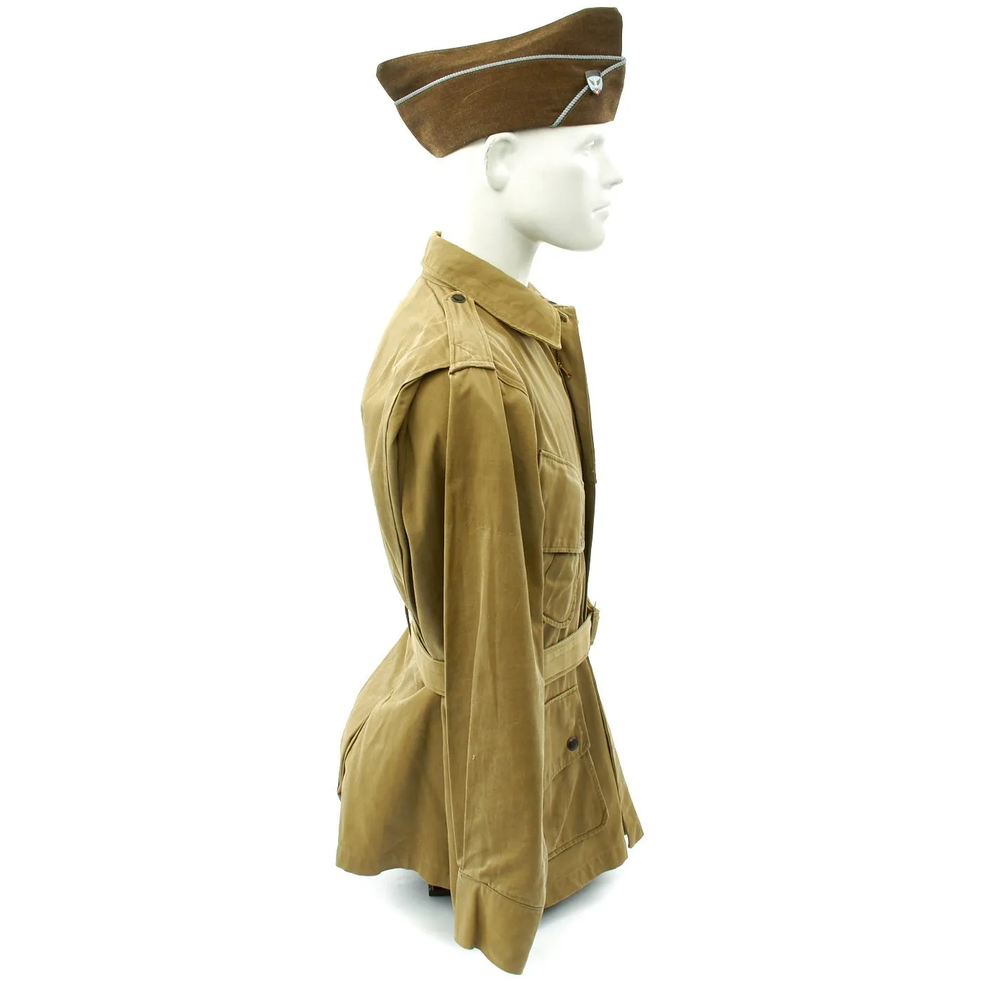 Original U.S. WWII D-Day 501 PIR Named M1942 Paratrooper Jacket Grouping - Sergeant Plisevich