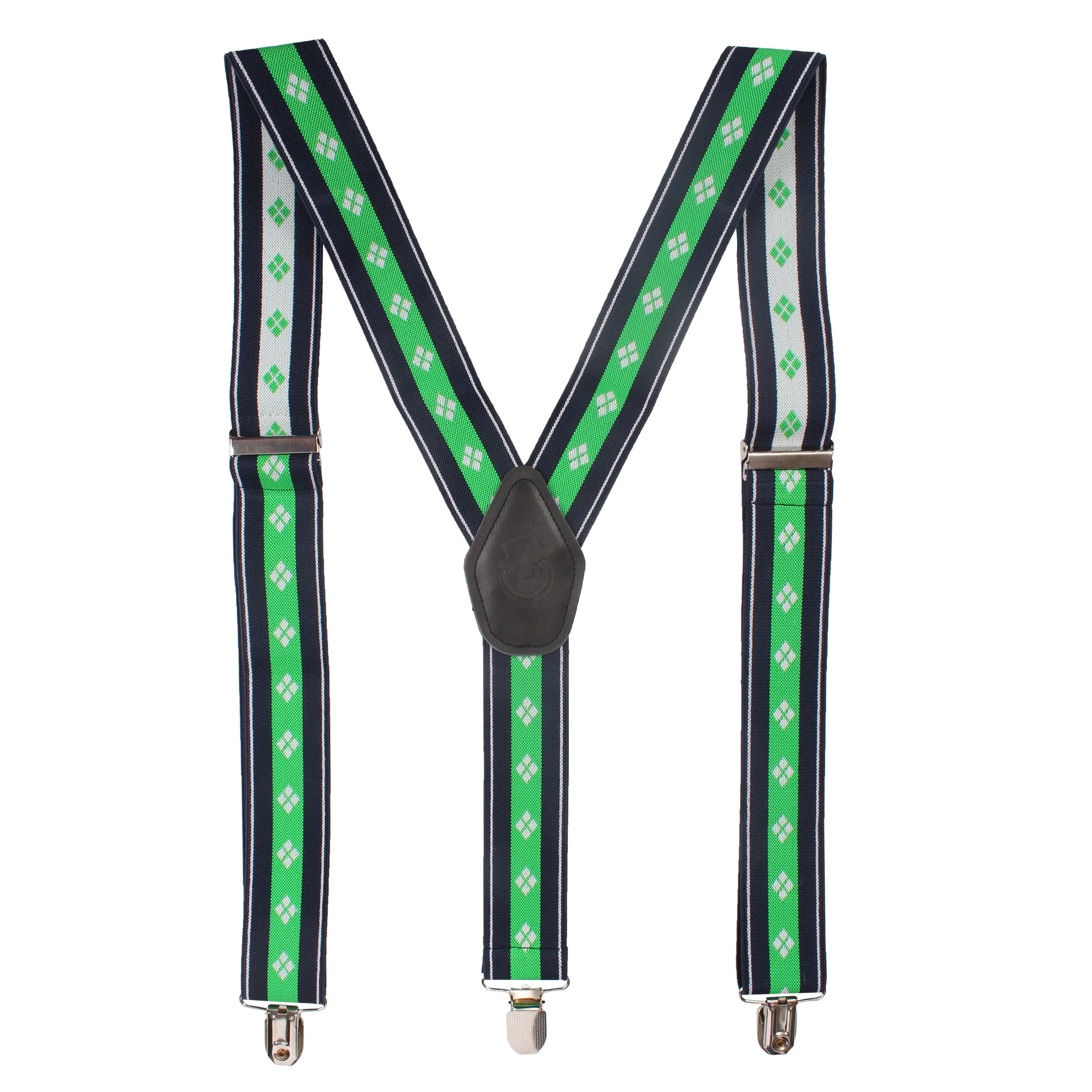 Peluche Flawless Green Suspender for Men