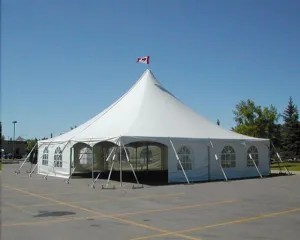 Pole Tent 40' x 40' White