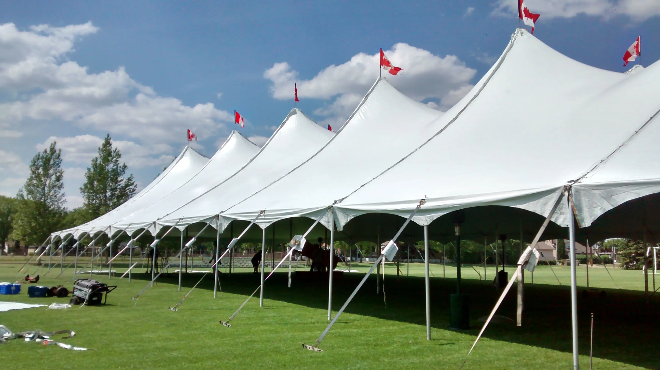 Pole Tent 60' x 140' White