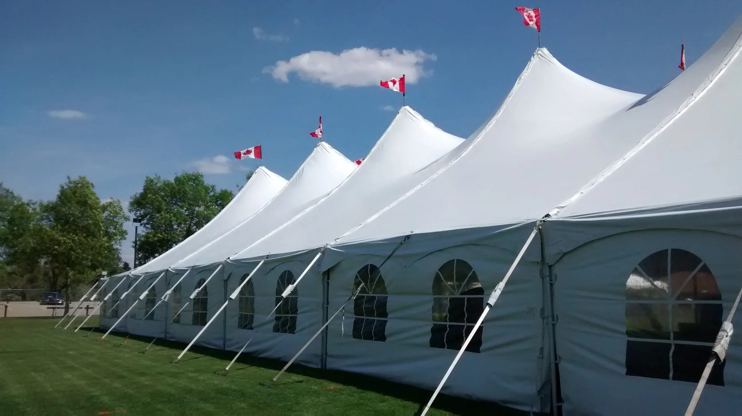 Pole Tent 60' x 140' White