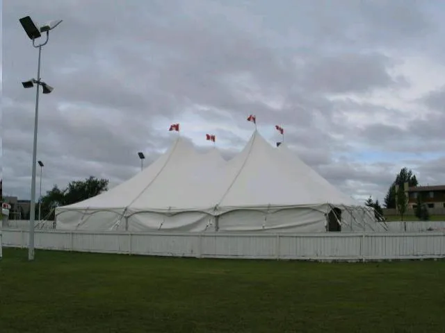 Pole Tent 60' x 60' White