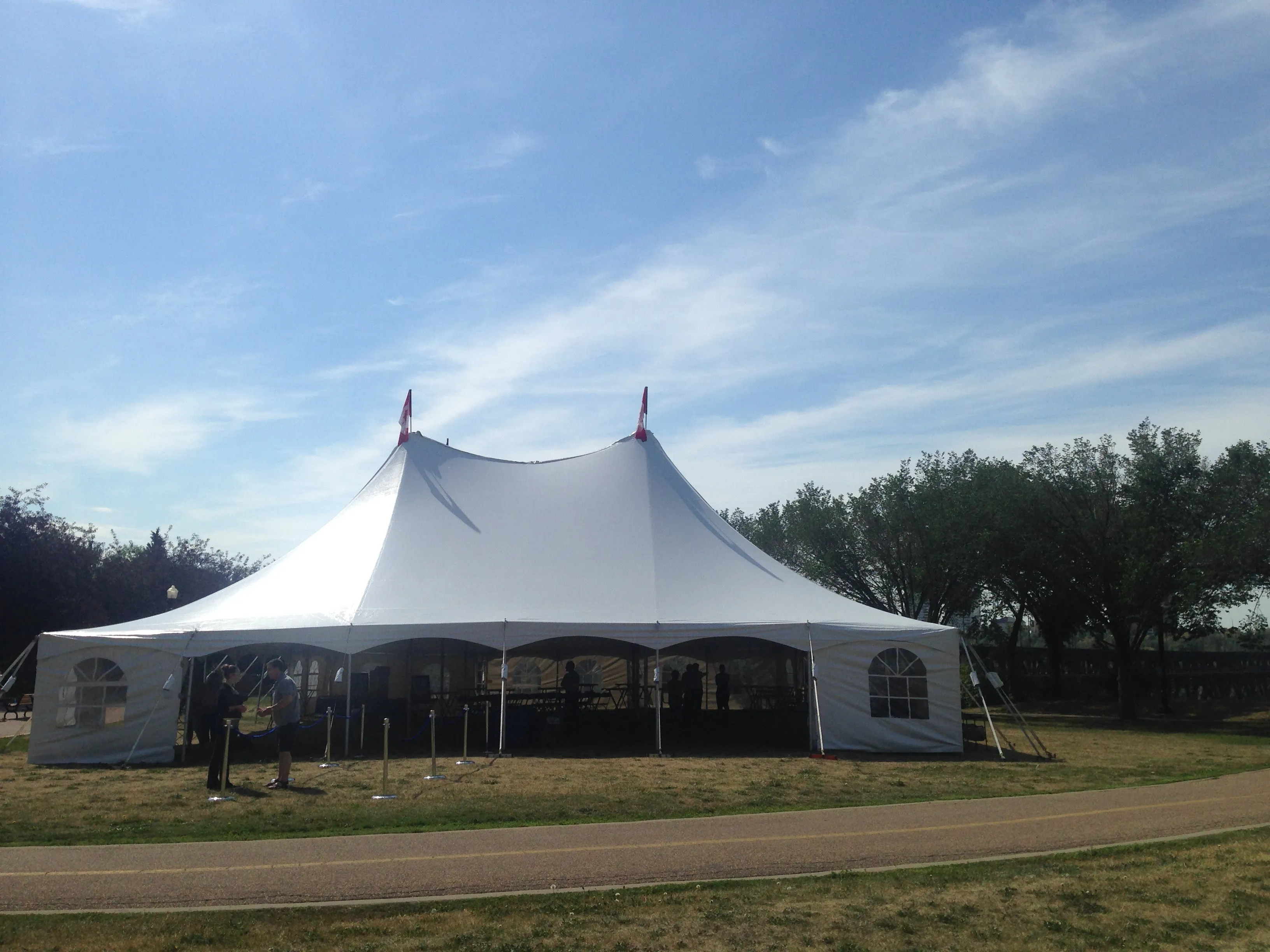 Pole Tent 60' x 80' White