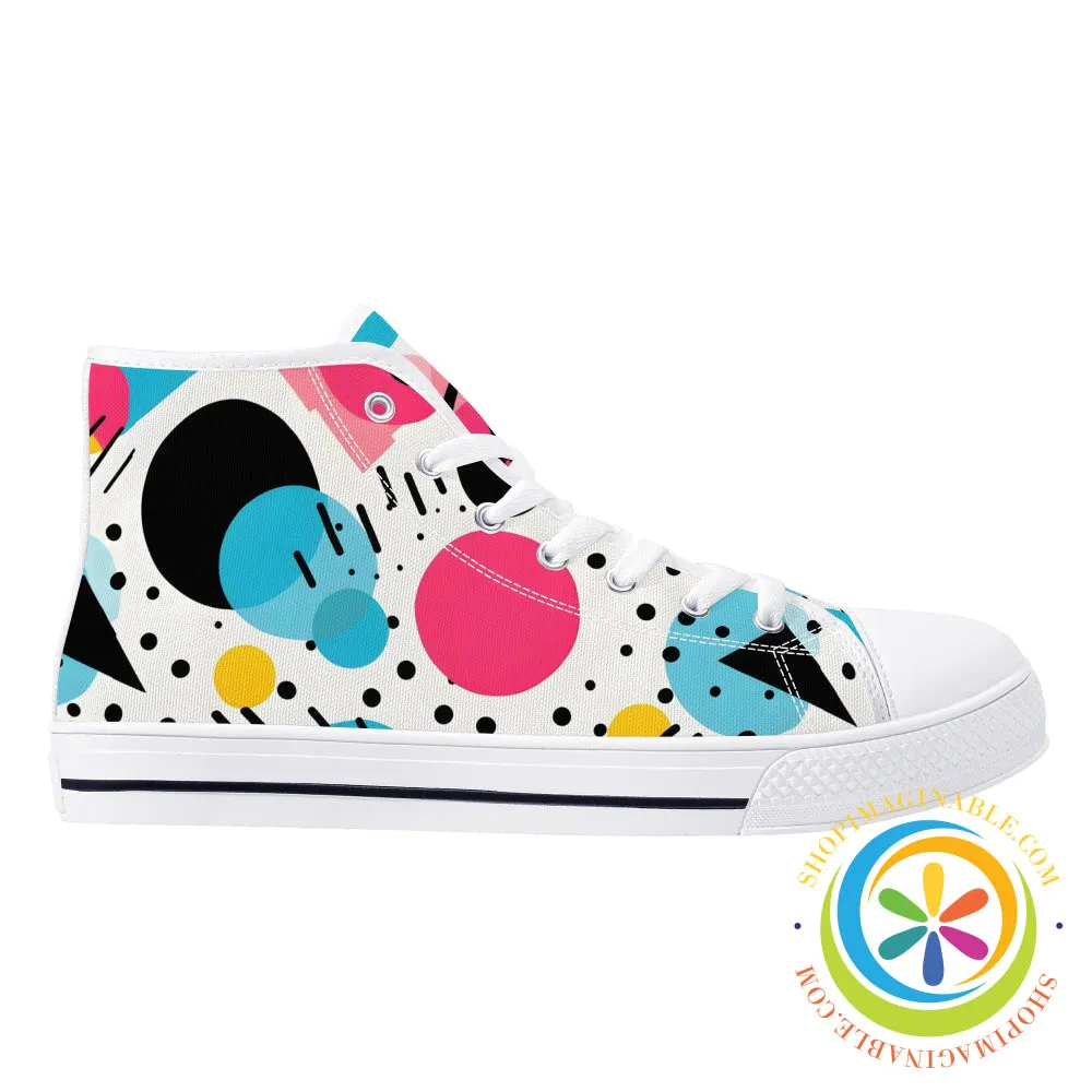 Pop Art Pop Ladies High Top Canvas Shoes