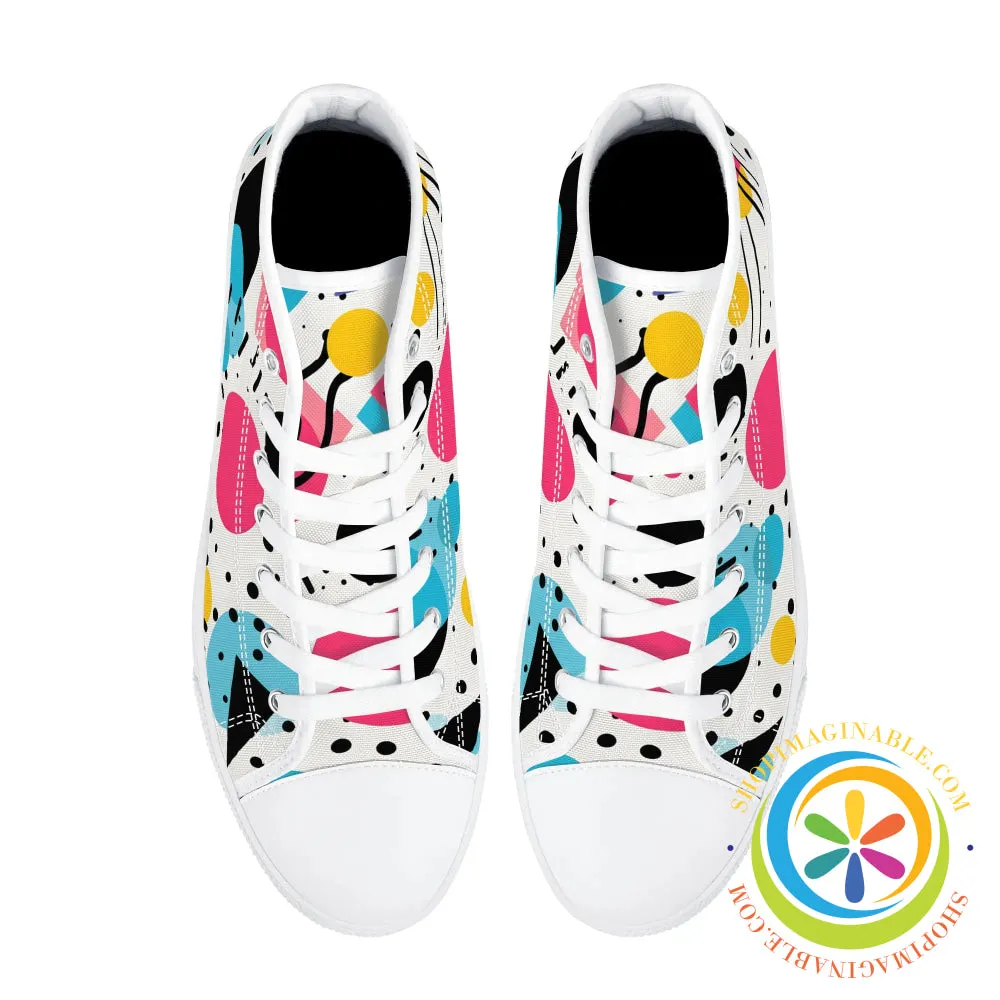 Pop Art Pop Ladies High Top Canvas Shoes