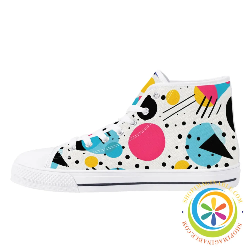 Pop Art Pop Ladies High Top Canvas Shoes