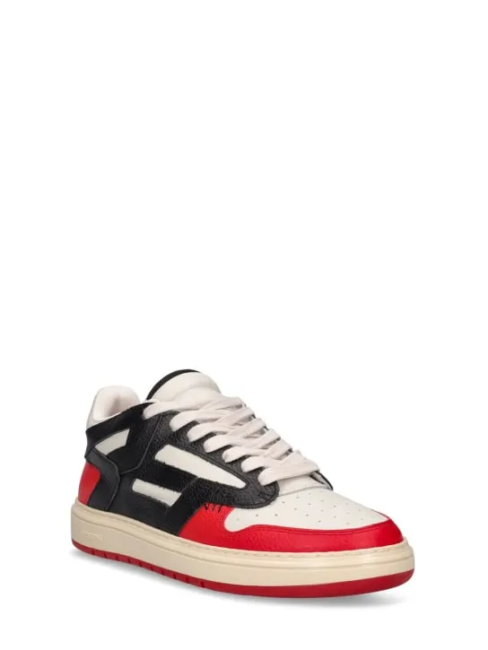 Represent   Reptor low leather sneakers 