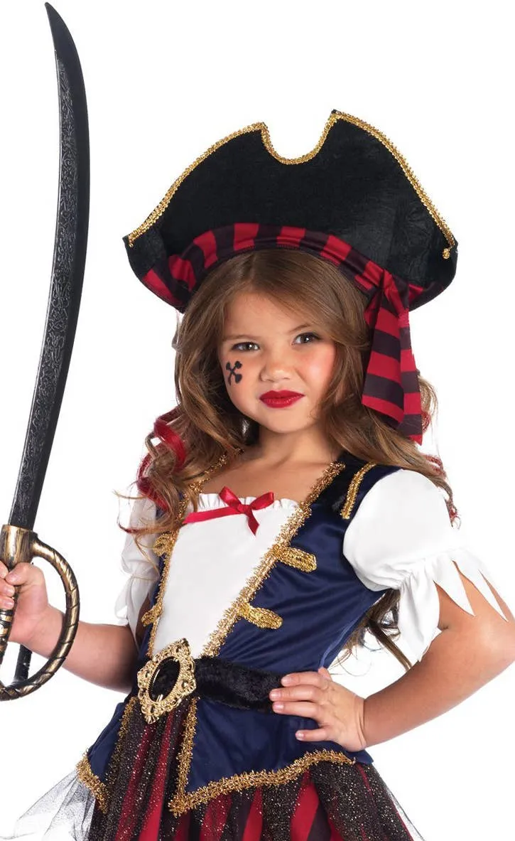 Sassy Carribean Pirate Girls Costume