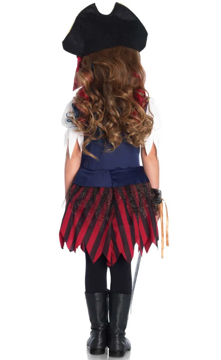 Sassy Carribean Pirate Girls Costume