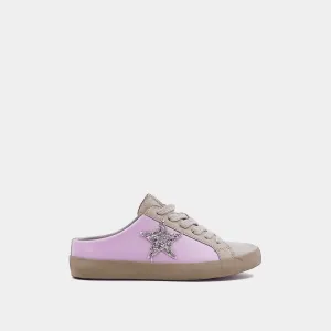 Shu Shop Polka Kids Lilac Glitter Slip On Sneaker